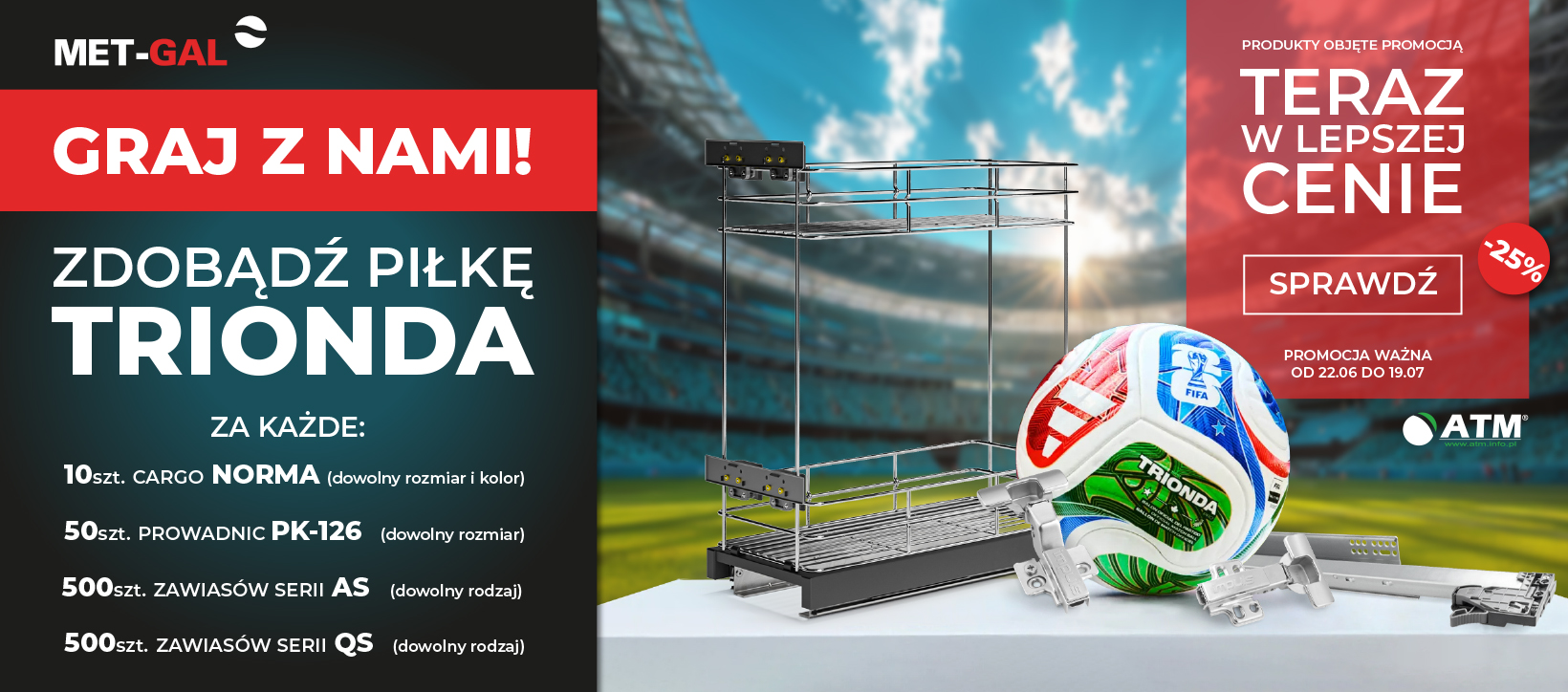 Promocja - zdobądź piłkę TRIONDA