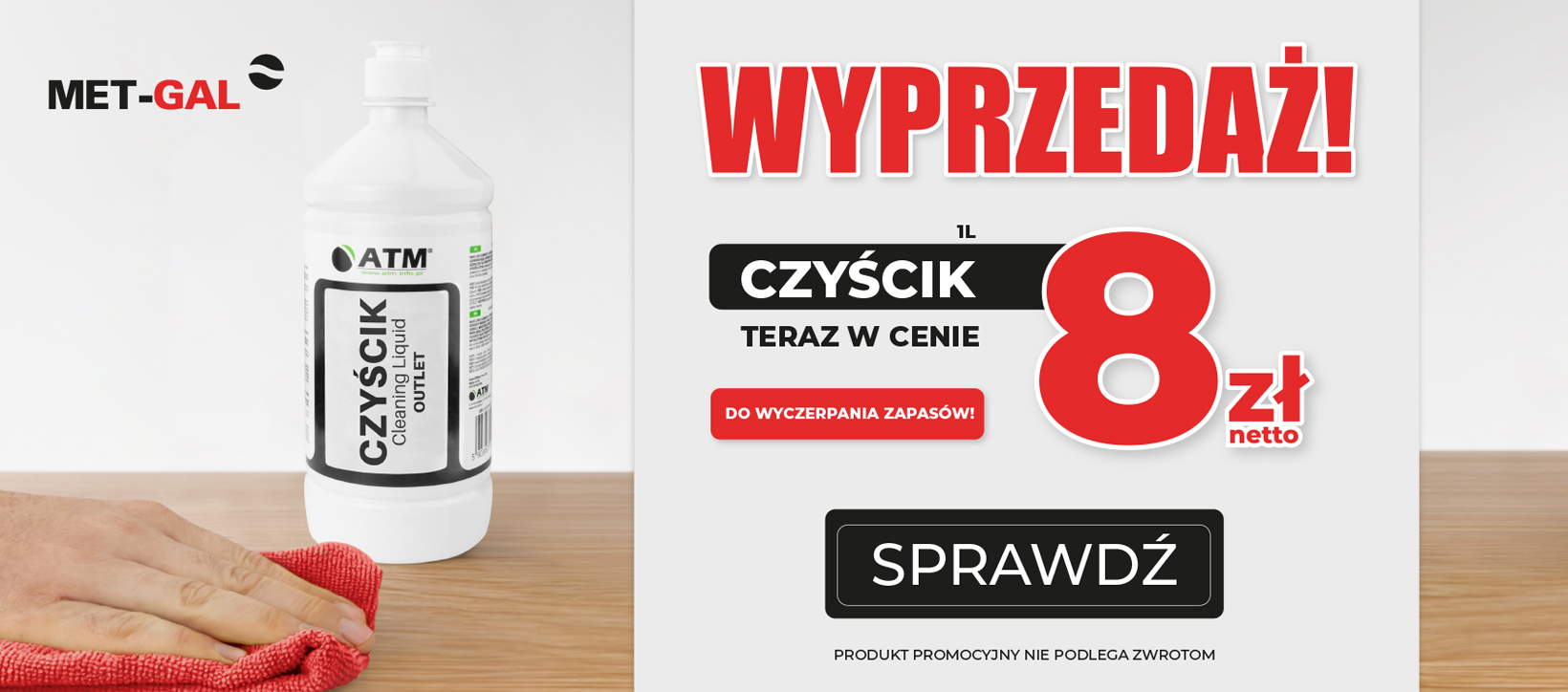 Czyścik - wyprzedaż